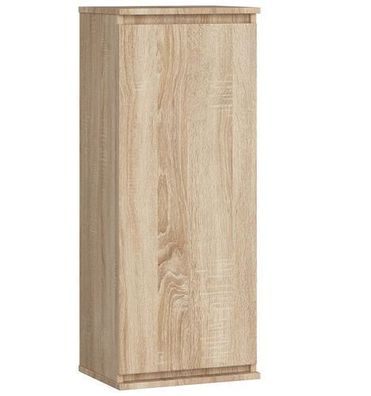 Hängender Schrank AKORD W40 Sonoma-Eiche 40 cm Tür 3 Regalen B40 x H99 x T30 cm