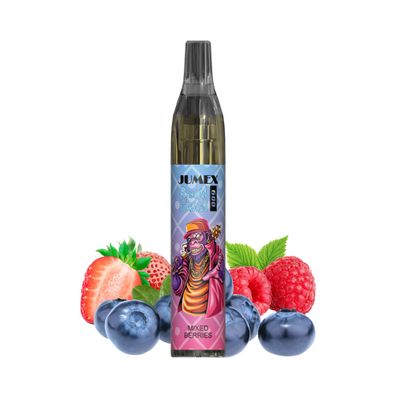 JUNG Jumex 600 Mixed Berries Vape ohne Nikotin Einweg 600Züge E Zigarette Verdam