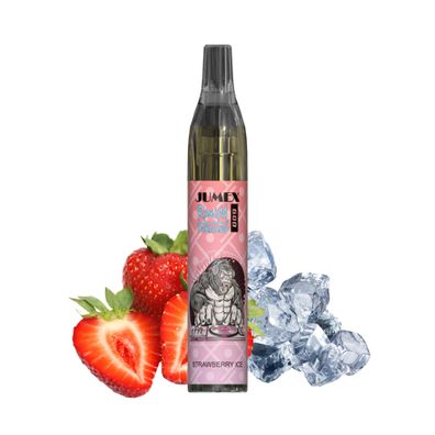 JUNG Jumex 600 Strawberry ICE Vape mit Nikotin Einweg 600Züge E Zigarette Verdam