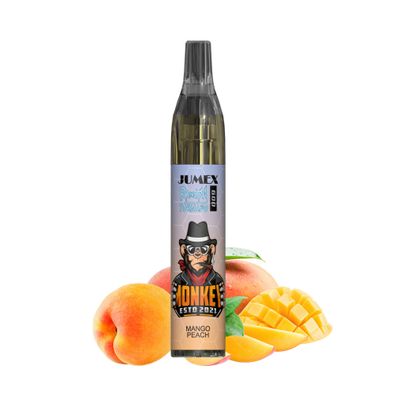 JUNG Jumex 600 PEACH MANGO Vape mit Nikotin Einweg 600Züge E Zigarette Verdampfe