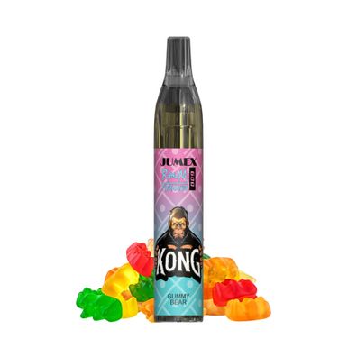 JUNG Jumex 600 GUMMY BEAR Vape mit Nikotin Einweg 600Züge E Zigarette Verdampfer