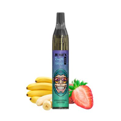 JUNG Jumex 600 Strawberry BANANA Vape mit Nikotin Einweg 600Züge E Zigarette Ver