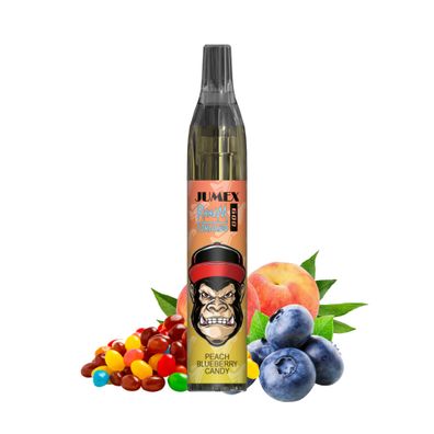 JUNG Jumex 600 PEACH Blueberry CANDY Vape mit Nikotin Einweg 600Züge E Zigarette