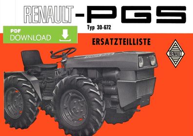 Ersatzteilliste Renault PGS Typ 30-672