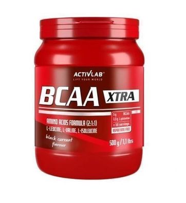 Aktivlab BCAA Xtra Pulver - Schwarze Johannisbeere, 500g