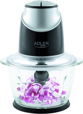JUNG ADLER AD4082 Zerkleinerer Küche elektrisch, 300W, Multizerkleinerer mit Gla