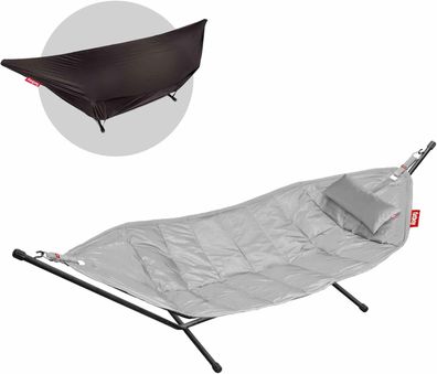 Fatboy Headdemock Deluxe Dunkelblau | Hängematte für Zwei mit Gestell | inkl. Ma