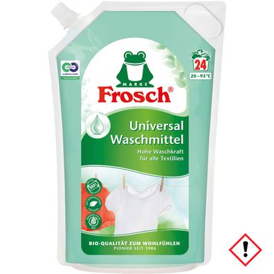 Frosch Vollwaschmittel flüssig Wiederverschließbar 24 WL 1800 ml