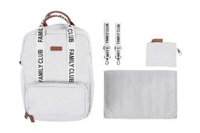 Childhome Wickelrucksack offwhite