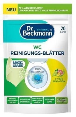 Dr. Beckmann WC-Reinigungstücher Zitronenduft, 20 Stk