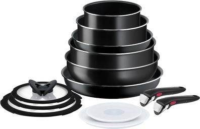 Tefal Ingenio Easy ON 13-teiliges Antihaft-Pfannen-Set, 22 & 28 cm Bratpfannen,