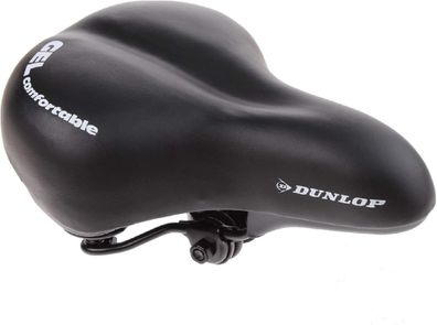 Dunlop FGC19 extra weicher ergonomischer Gel Fahrradsattel, Damen u. Herren Tour