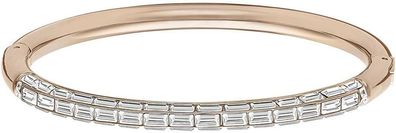 Swarovski Damen-Armreif Domino Kristall weiß Baguetteschliff 6.2 cm-5184147
