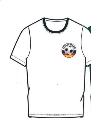 JUNG Deutschland Trikot EM 2024 Fussball Fan, T-Shirt Herren & Damen Europameist