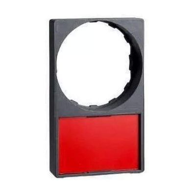 Schneider ZBY6H102 Schildträger 30x50mm mit Leerschild, für Durchmesser 22 Gerät