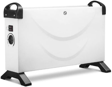 JUNG Konvektor elektrische Heizung mit Thermostat 2000W mobiler Heizlüfter Elekt