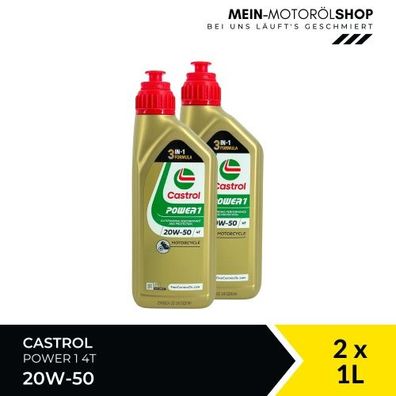 Castrol Power 1 4T 20W-50 2x1 Liter