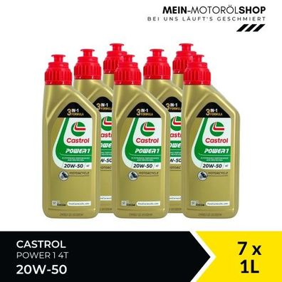 Castrol Power 1 4T 20W-50 7x1 Liter