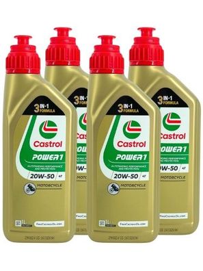 Castrol Power 1 4T 20W-50 4x1 Liter