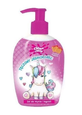 Regenerierendes Regenbogen-Einhorn Duschgel & Badezusatz - 236ml