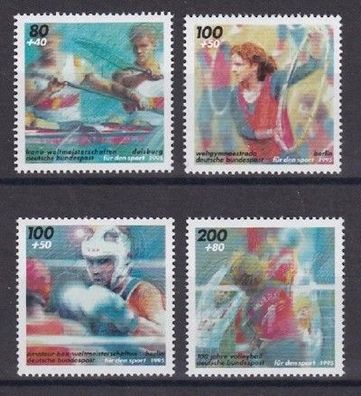 BRD 1995 postfrisch Deutsche Sporthilfe MiNr. 1777-1780