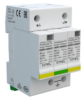 Citel 480391 DS50PVS-1000G/51 Überspannungsschutz-Modul Überspannungsschutz für PV