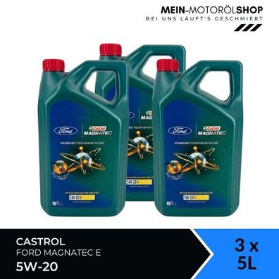 Ford Castrol Magnatec 5W-20 E 3x5 Liter