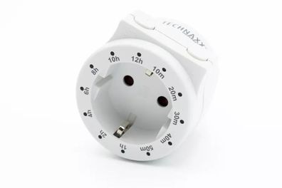 Technaxx TX-225 Countdown Timer Steckdose Timerfunktion Weiß