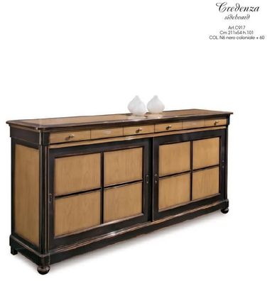 Kommode Wohnzimmer Kommode Schubladen Holz Sideboard Schrank Schränke Massiv Neu