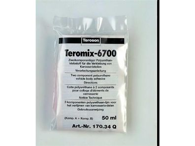 Teroson Zweikomponentenklebstoff "PU 670 2 x 25 ml Kartusche