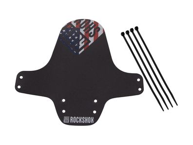 Rockshox Steckradschutz "Fender" Kunststoff Passen schwarz / Flag