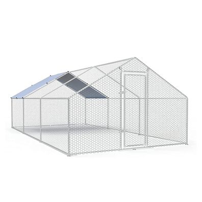 Freilaufgehege für Hühner 8x3x2m