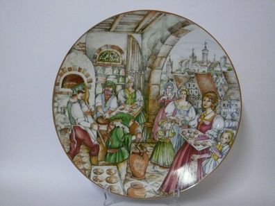 Ausgefallene Wandteller Sammelteller Zierteller Nürnberger Lebkuchen Jahresteller
