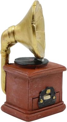 Vintage Grammophon Dekoration, Büro- und Hausaccessoire im nostalgischen Stil