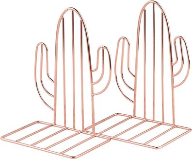 Robuste Metall-Buchstützen, geometrisches Design, ideal für Büro, Schule und Zuhause