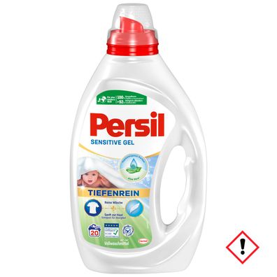 Persil Sensitive Gel Vollwaschmittel 20 Waschladungen 900ml