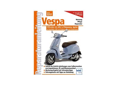 Bucheli-verlag Reparaturanleitung Motorradtyp bezo Vespa 125 Mode