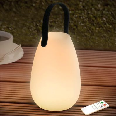 Wiederaufladbare LED-Schreibtischlampe, 8 Farben dimmbar, für Garten und Terrasse