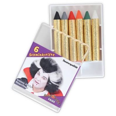 Schminkstift Halloween 6ST FRIES 30035