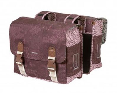 BASIL Doppeltasche "Bohème - Double Bag" Volumen: fig red