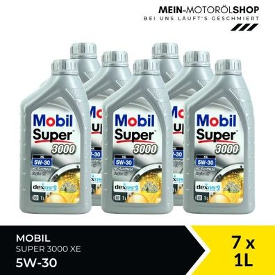 Mobil Super 3000 XE 5W-30 7x1 Liter