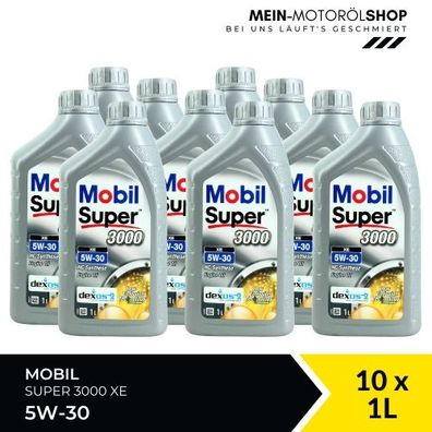 Mobil Super 3000 XE 5W-30 10x1 Liter