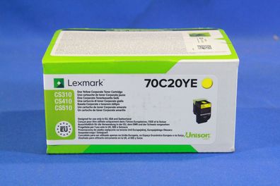 Lexmark 70C20YE Toner Yellow -A