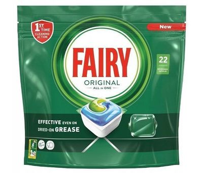 Fairy Original All in 1 Spülmaschinentabs, 22 Stück