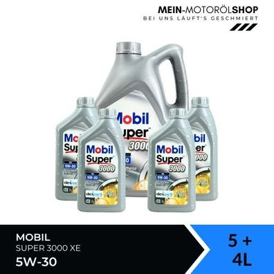 Mobil Super 3000 XE 5W-30 5 + 4 Liter