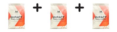 3 x Myprotein Impact Weight Gainer (2500g) Vanilla