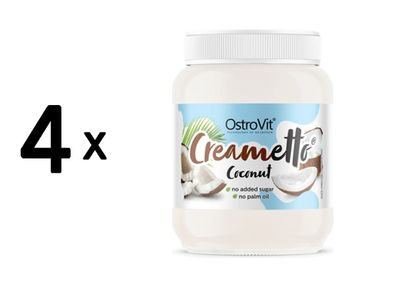 4 x OstroVit Creametto (350g) Coconut