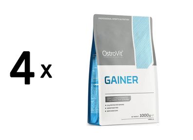 4 x OstroVit Gainer (1000g) Vanilla