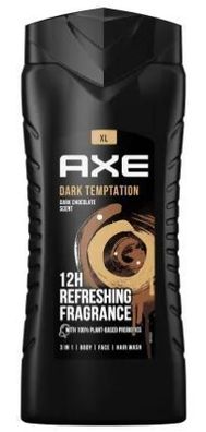 Axe Dark Temptation Duschgel, 400 ml, 12h Frische