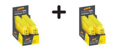 2 x Powerbar PowerGel (24x41g) Lemon Lime